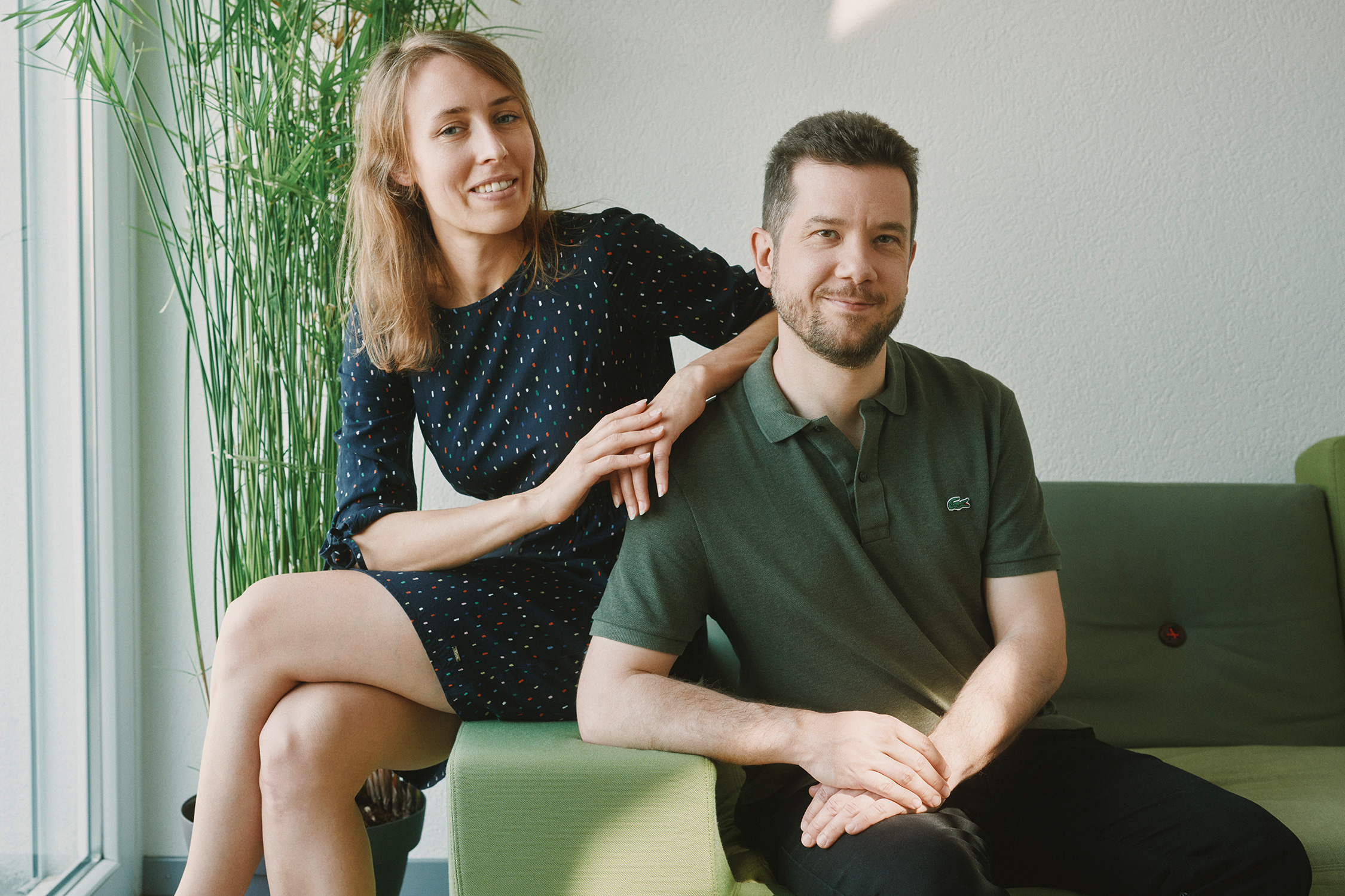 Sandrine Pilloud et Lionel Tardy, illustratrice et auteur des «Aventures de Kanako Sawada». © Anoush Abrar